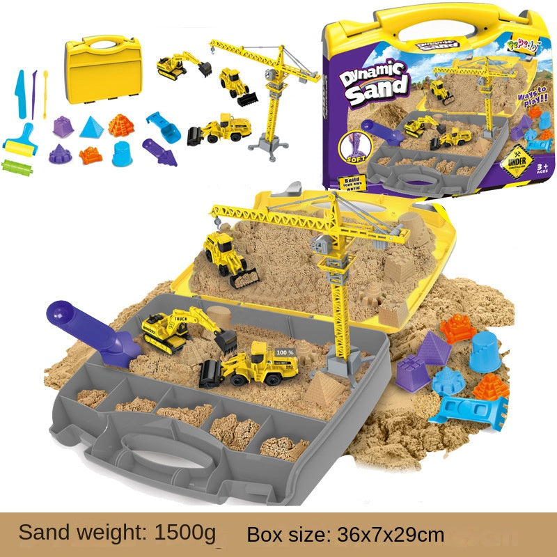 Portable Sand Table Set for Creative Construction Play
