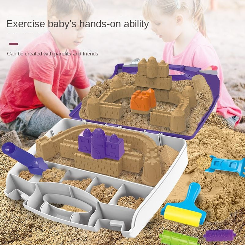 Portable Sand Table Set for Creative Construction Play