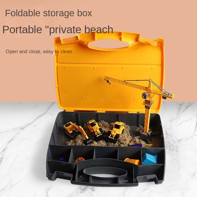 Portable Sand Table Set for Creative Construction Play