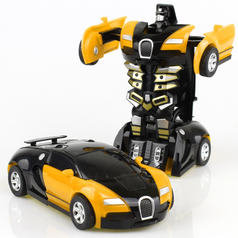 Transforming Toy Car Robot for Screen-Free Action Play