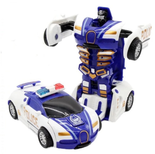 Transforming Toy Car Robot for Screen-Free Action Play