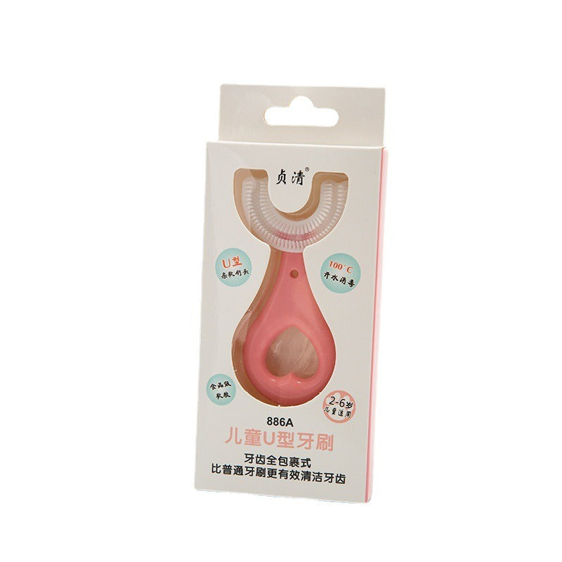 U-Shaped Children’s Toothbrush for Easier Brushing