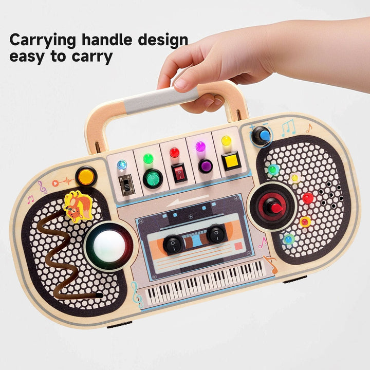 Wooden Music Activity Center for Screen-Free Play