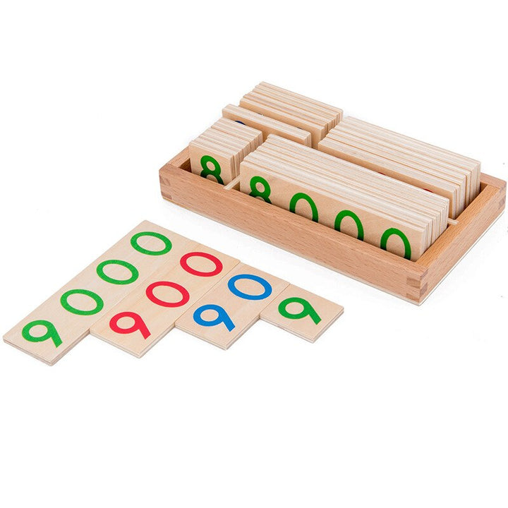 Montessori Number Cards for Hands-On Place Value Math
