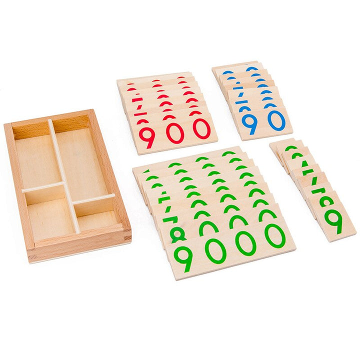 Montessori Number Cards for Hands-On Place Value Math