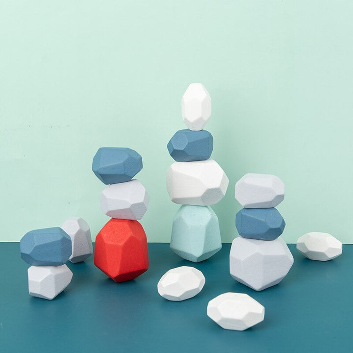 Wooden Rainbow Stacking Toy for Creative Learning Fun