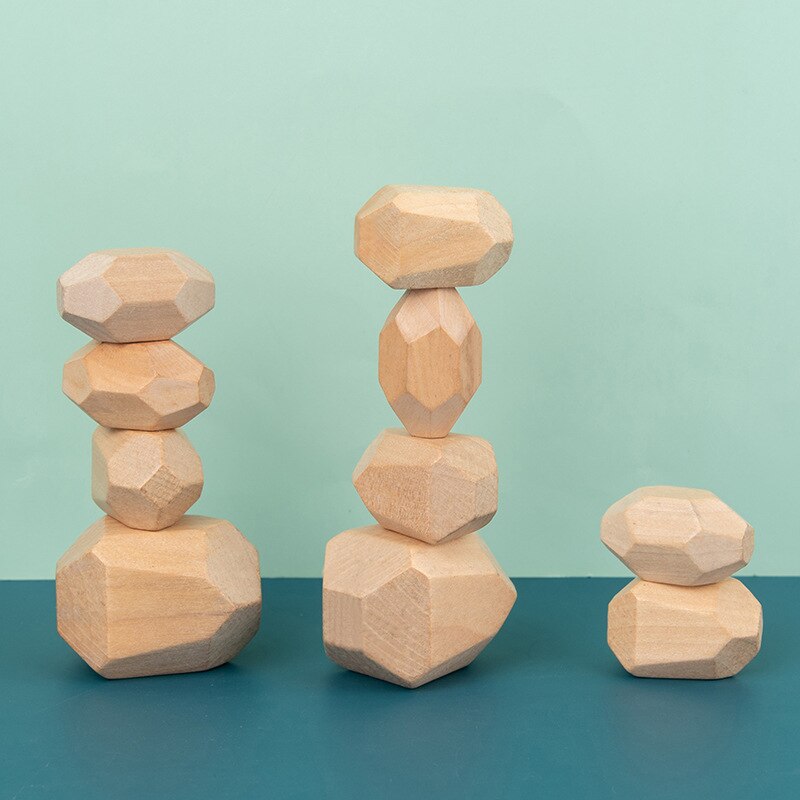 Wooden Rainbow Stacking Toy for Creative Learning Fun