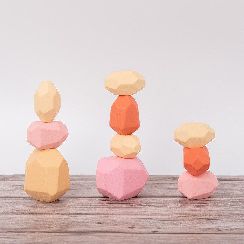Wooden Rainbow Stacking Toy for Creative Learning Fun