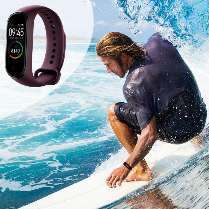 Slim Heart Rate Fitness Tracker Band, 5ATM Waterproof
