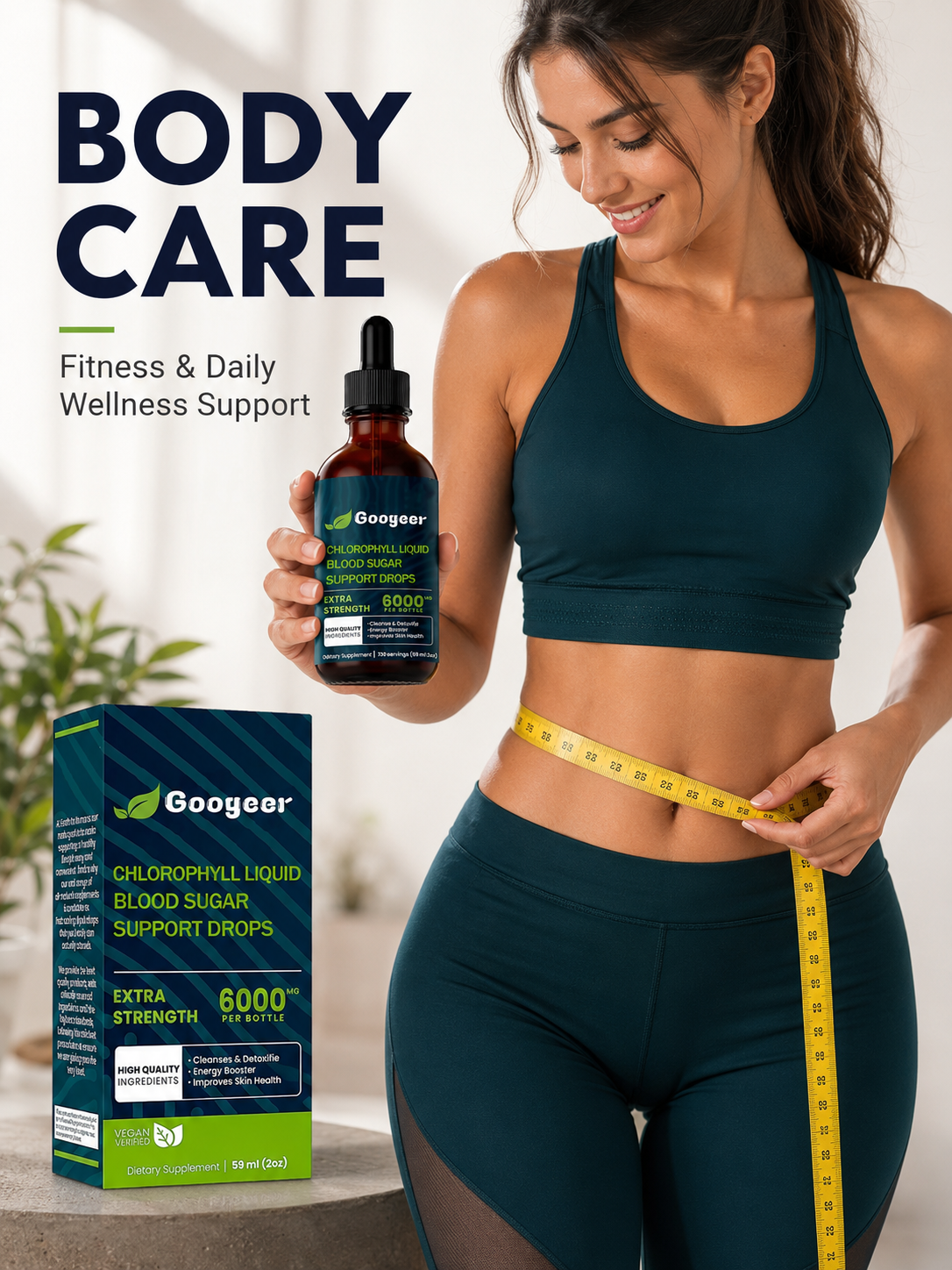 Chlorophyll Liquid Drops — Balanced Blood Sugar & Daily