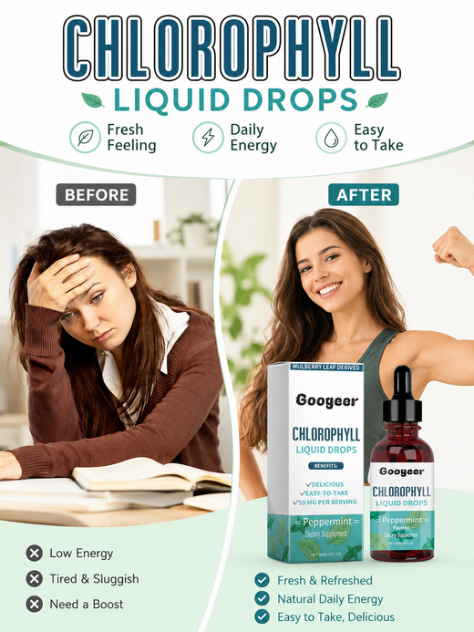 Chlorophyll Drops — Reduce Body Odor, Boost Energy Naturally