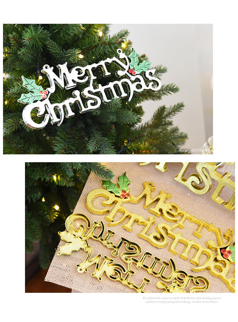 Christmas Tree Decoration – 3D Merry Christmas Sign