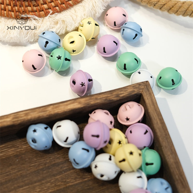 Christmas Tree Decorations | Pastel Macaron Star Bells