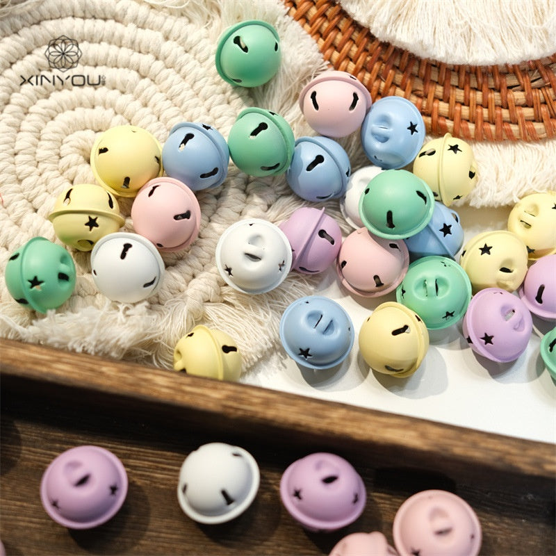 Christmas Tree Decorations | Pastel Macaron Star Bells