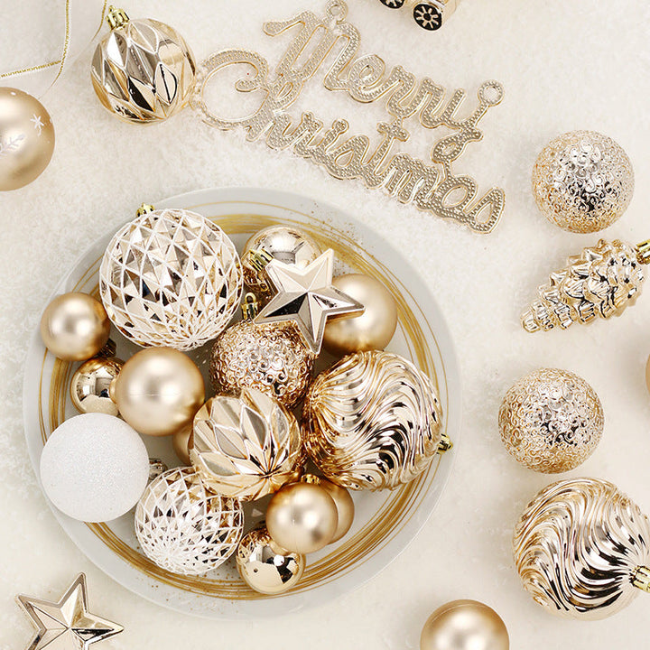 Christmas Ornament Set for an Elegant Coordinated Tree