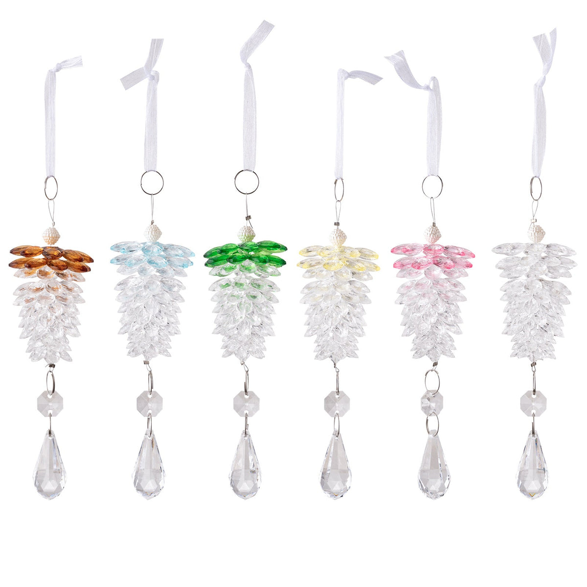 Acrylic Pinecone Ornaments for Sparkling Christmas Trees