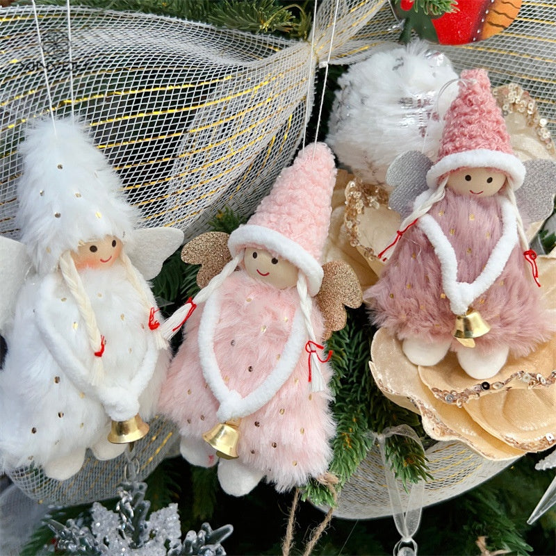 Christmas Angel Plush Ornament for Cozy Tree Charm Gift