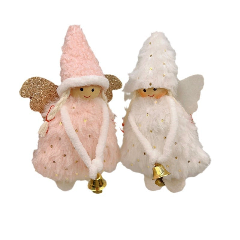 Christmas Angel Plush Ornament for Cozy Tree Charm Gift
