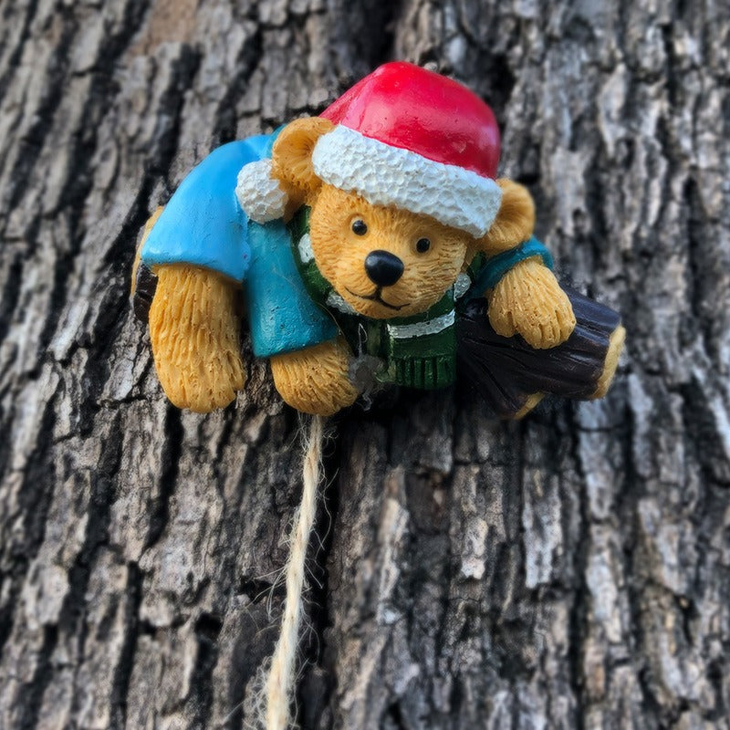 Christmas Bear Climbing Decorations for Festive Trees