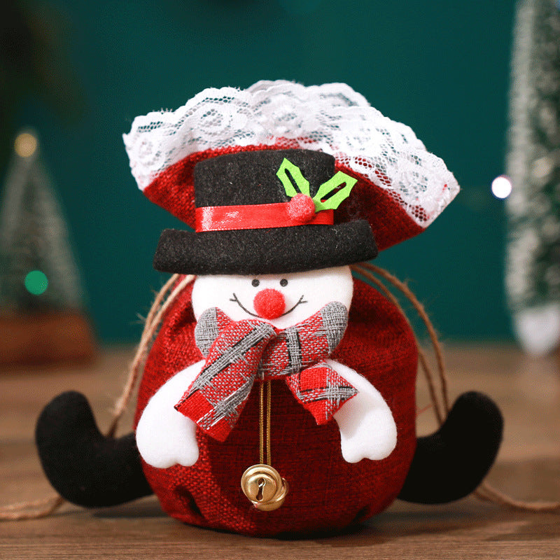 Christmas Gift Bags for Festive Small Presents, Set of 3