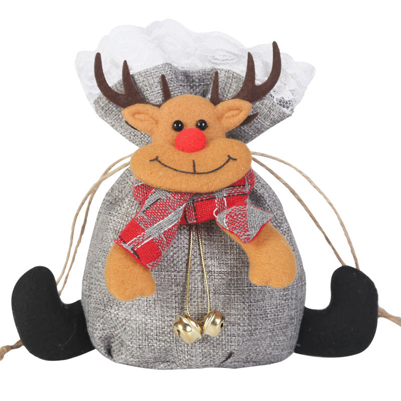 Christmas Gift Bags for Festive Small Presents, Set of 3