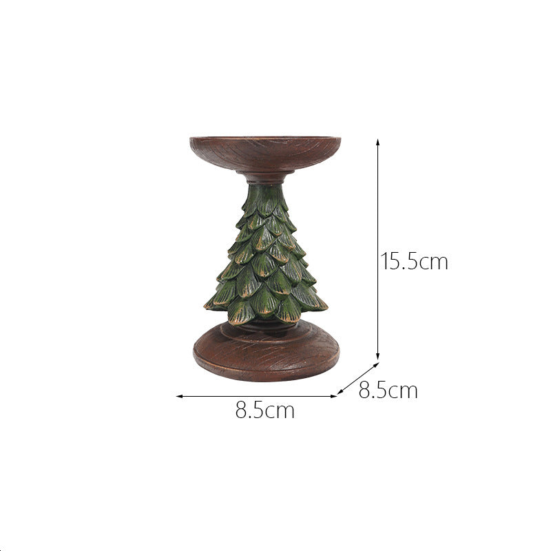 Christmas Tree Candle Holder for Cozy Tabletop Decor