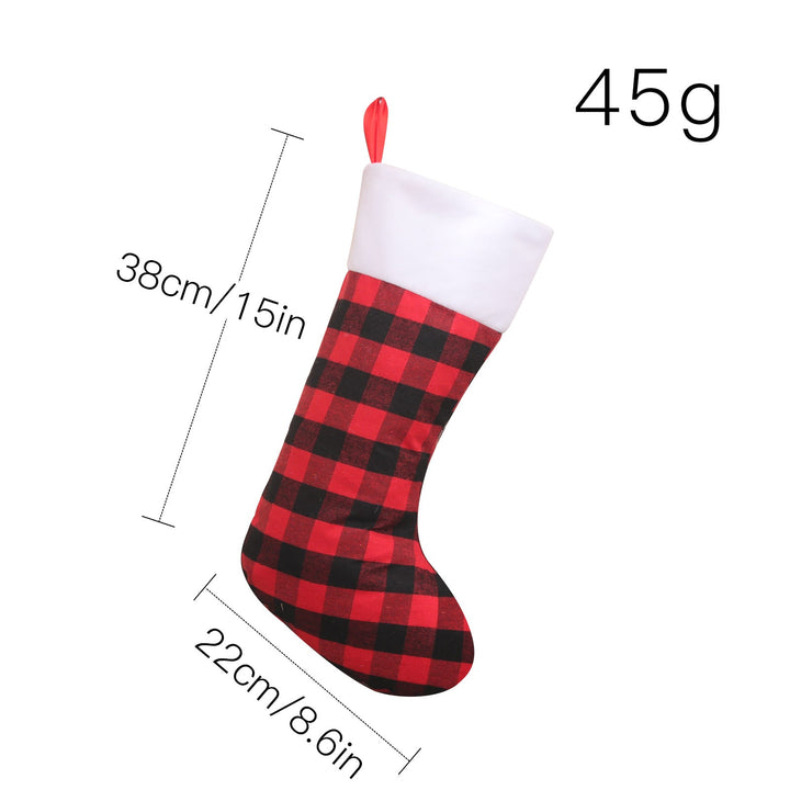Christmas Stocking Gift Bag for Festive Mantel Décor