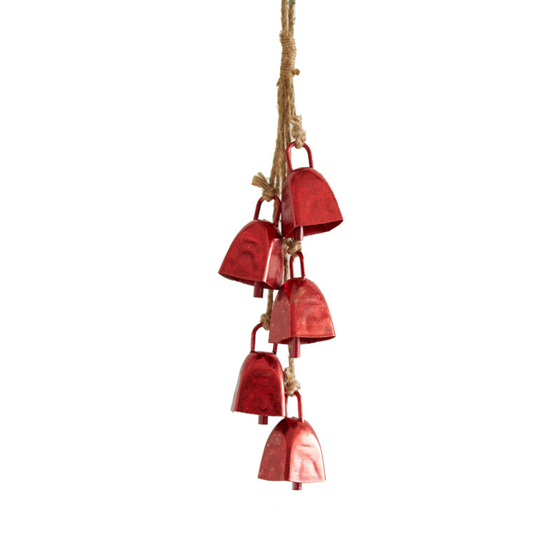 Christmas Bell Hanging Ornaments for Rustic Holiday Charm