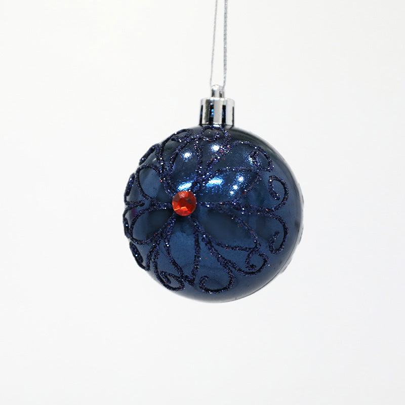 Christmas Tree Ornaments, 12-Pack 6cm Coordinated Set