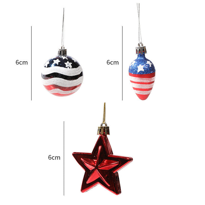 Patriotic Christmas Ornaments for Festive Tree Decor