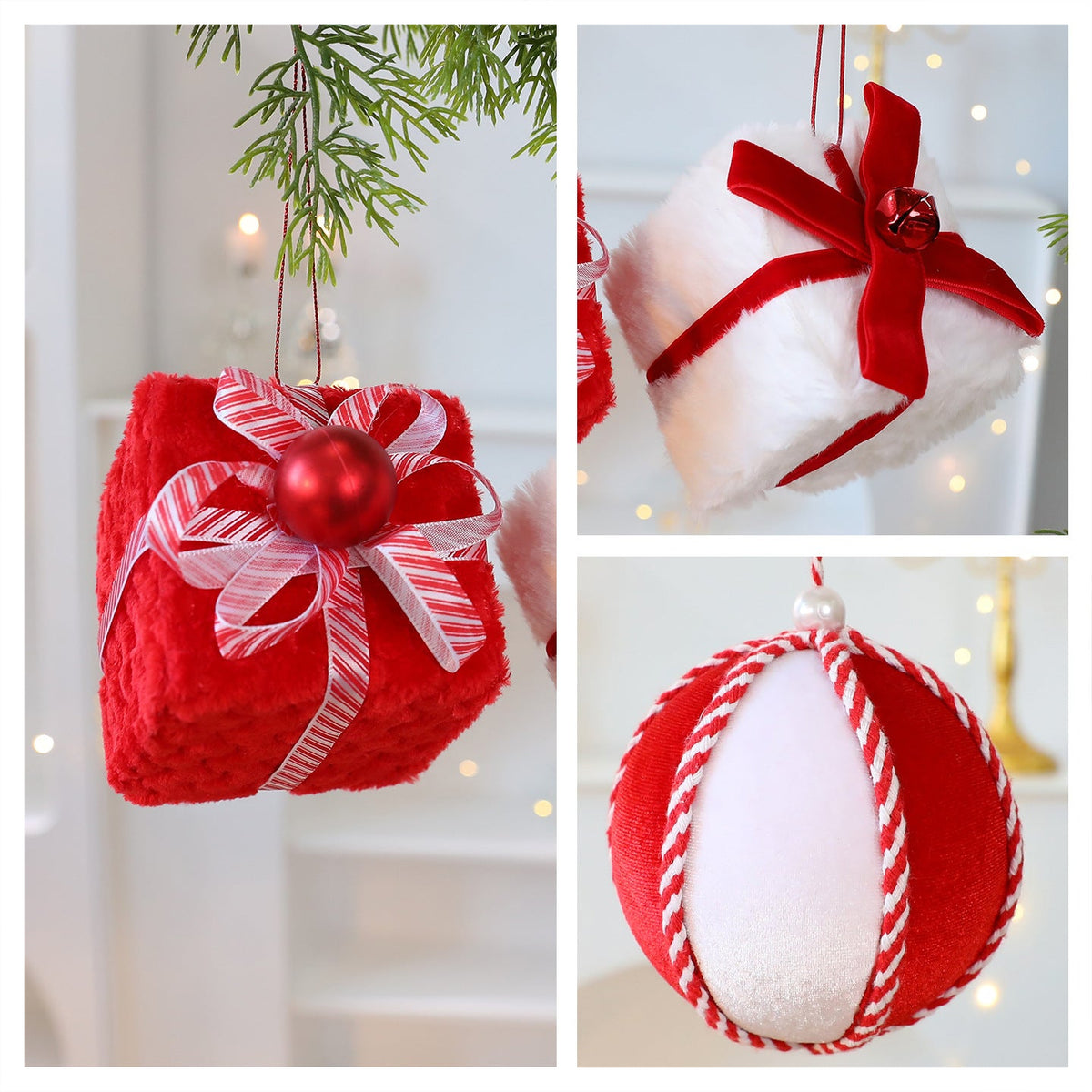 Christmas Ornament Set for a Warm Festive Tree Display