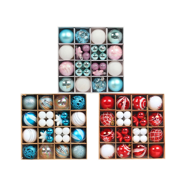 Christmas Ornament Set for a Full, Festive Tree Display