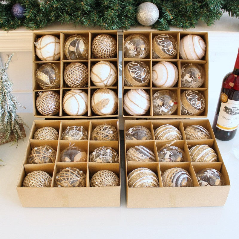 Christmas Ornaments Set for Elegant Neutral Tree Decor