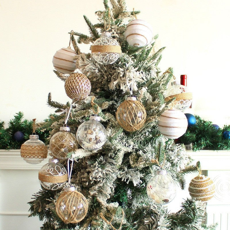 Christmas Ornaments Set for Elegant Neutral Tree Decor