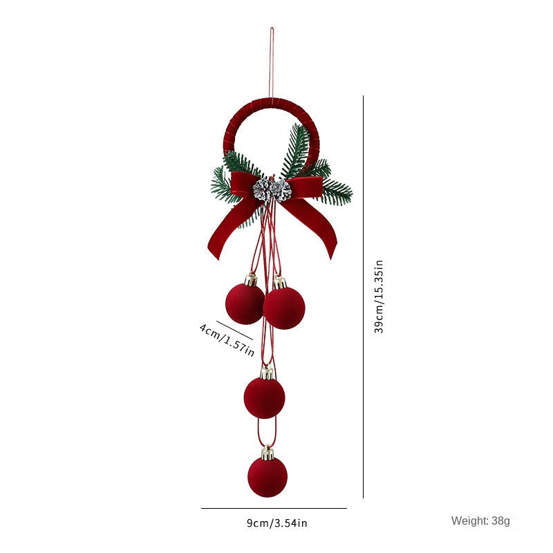 Christmas Bell Plush Ornaments Nordic Holiday Decor