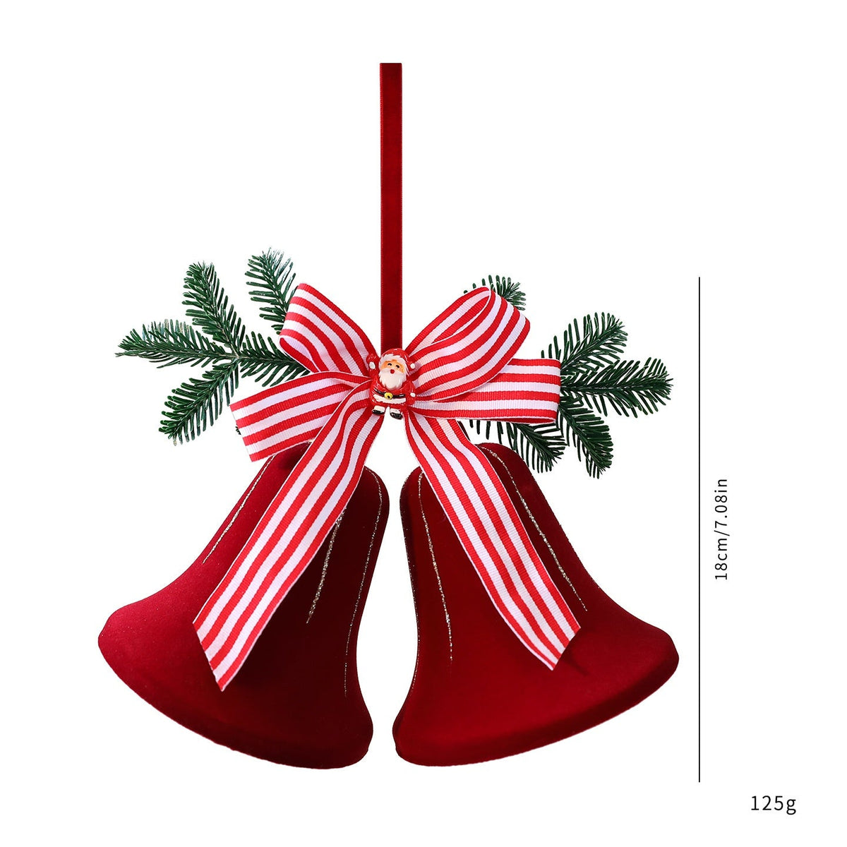 Christmas Bell Plush Ornaments Nordic Holiday Decor
