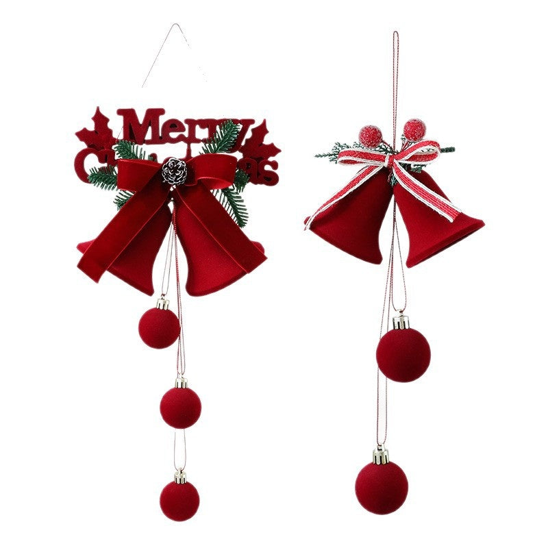 Christmas Bell Plush Ornaments Nordic Holiday Decor