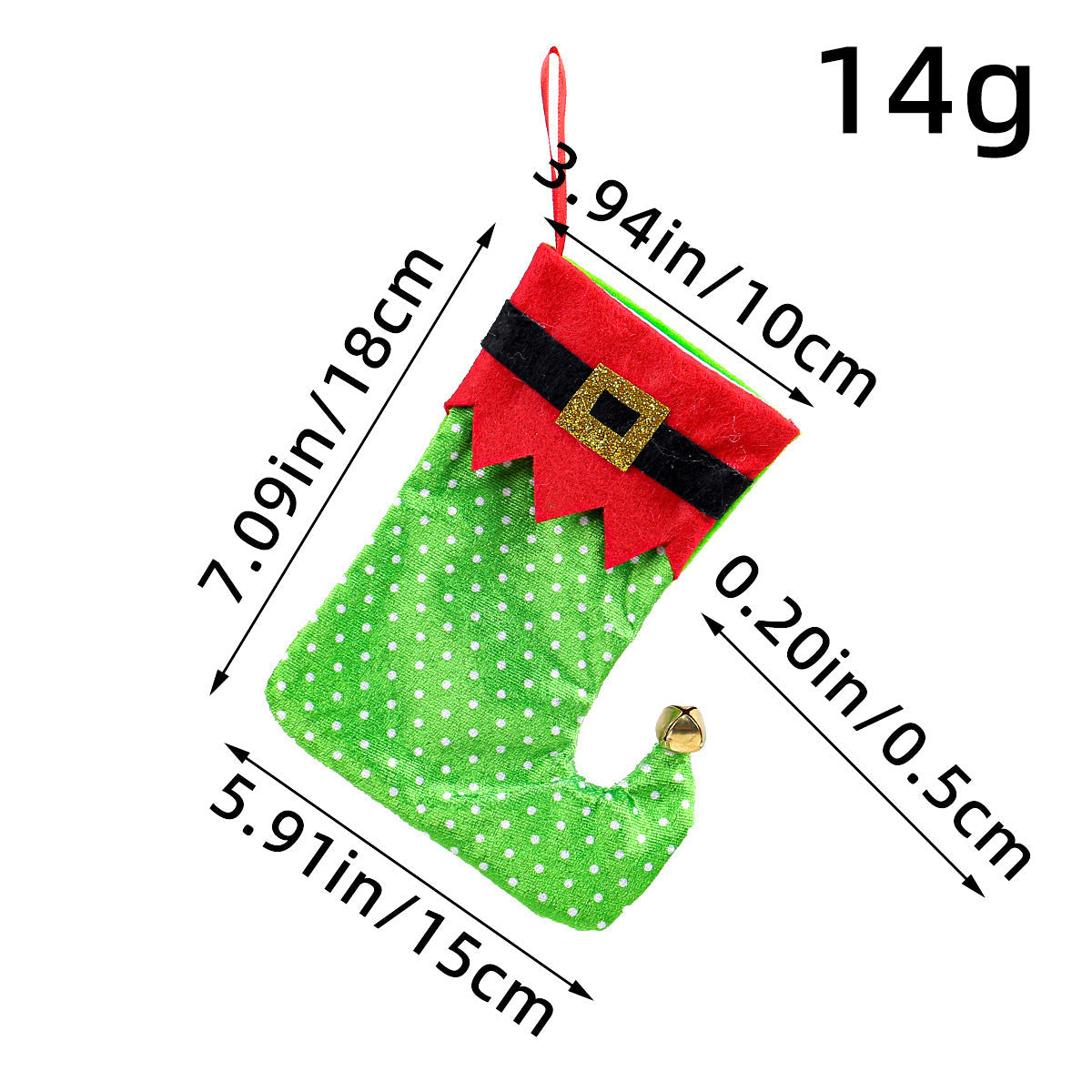 Christmas Stockings With Playful Elf & Santa Style