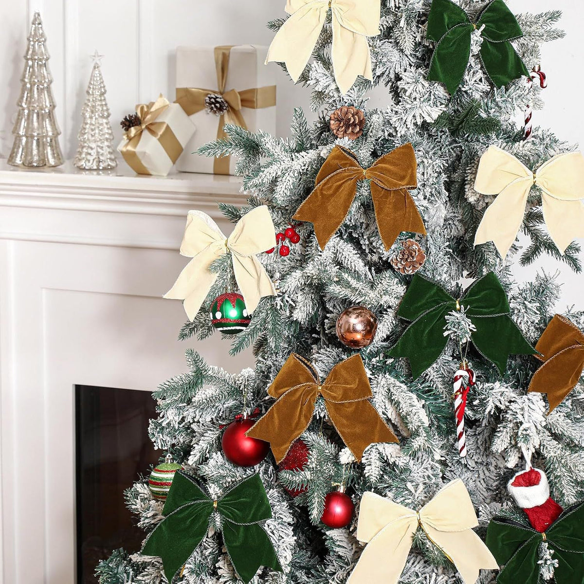 Christmas Tree Bows for Elegant Holiday Tree Decorating
