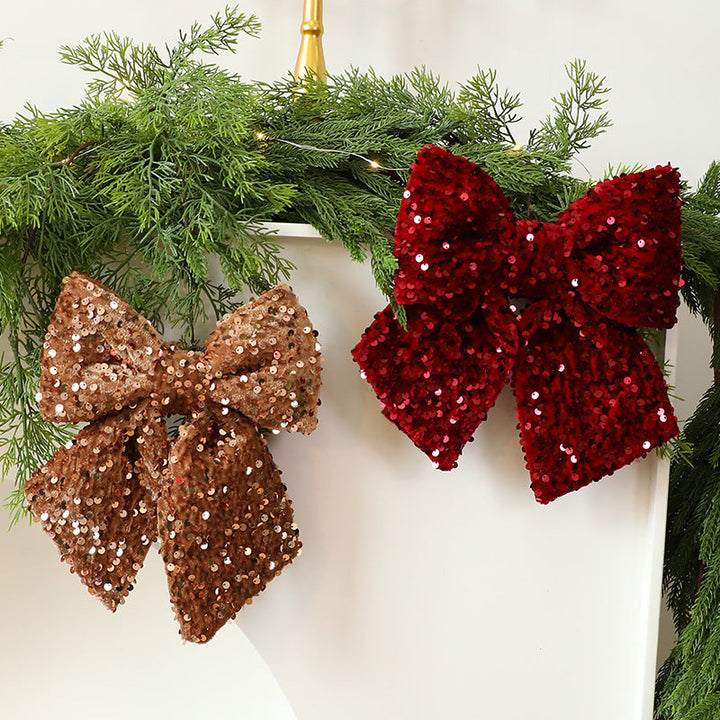 Christmas Butterfly Ornaments – Sparkling Sequin Bows