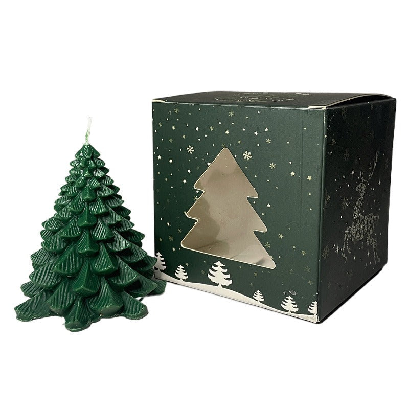 Christmas Tree Scented Candle for Festive Holiday Decor