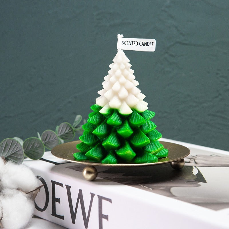 Christmas Tree Scented Candle for Festive Holiday Decor