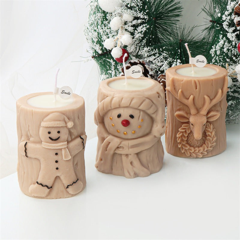 Christmas Candle Molds for Detailed Holiday Gift Making