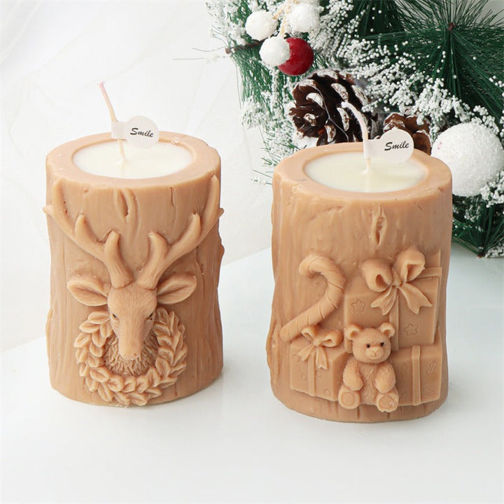 Christmas Candle Molds for Detailed Holiday Gift Making