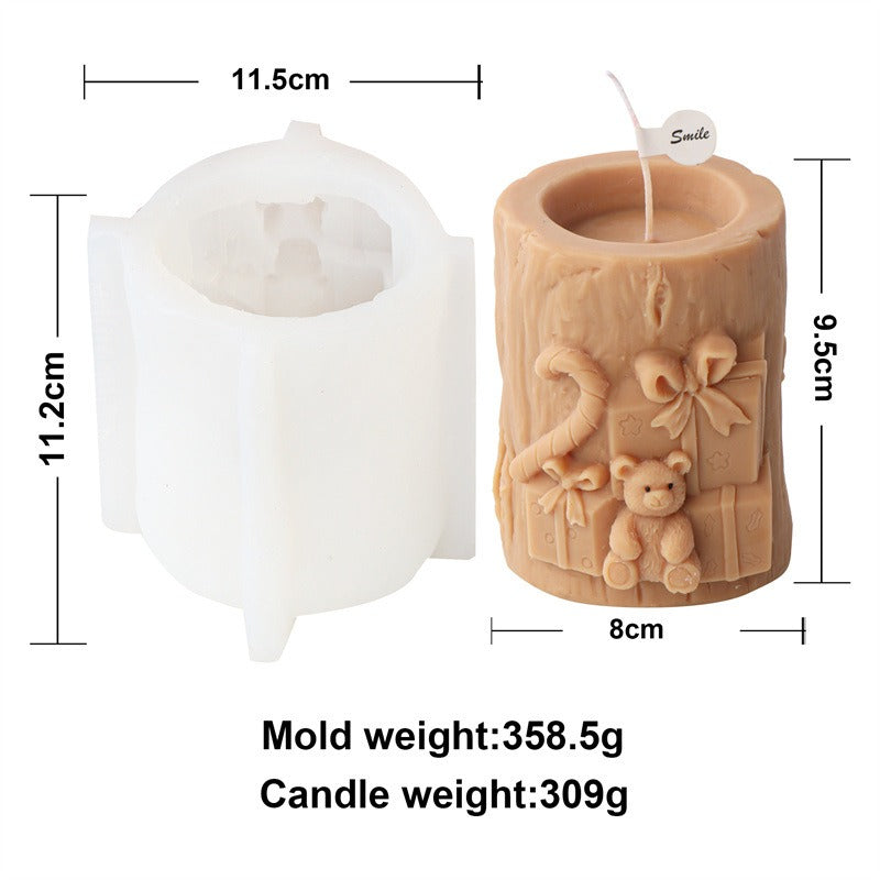 Christmas Candle Molds for Detailed Holiday Gift Making