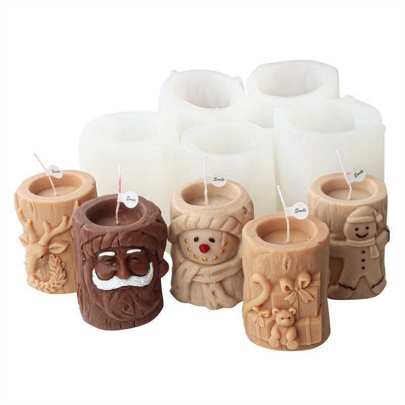 Christmas Candle Molds for Detailed Holiday Gift Making