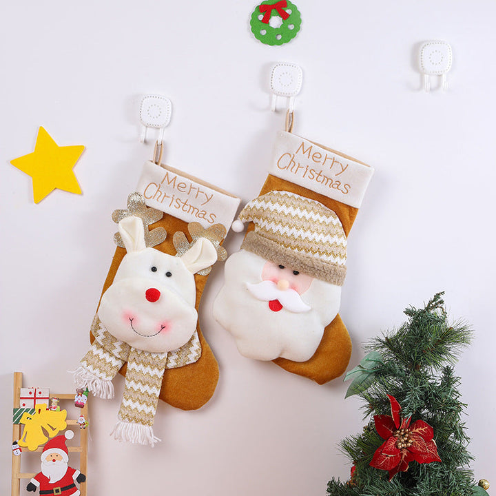 Christmas Stocking Set for Cheerful Holiday Gift Displays