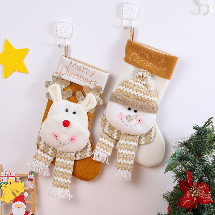 Christmas Stocking Set for Cheerful Holiday Gift Displays