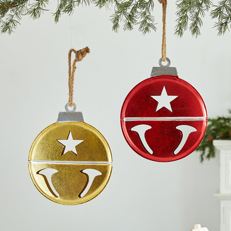 Christmas Metal Hanging Ornaments for Festive Charm