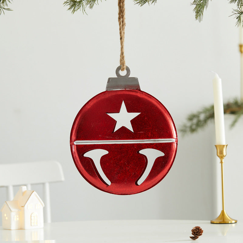 Christmas Metal Hanging Ornaments for Festive Charm